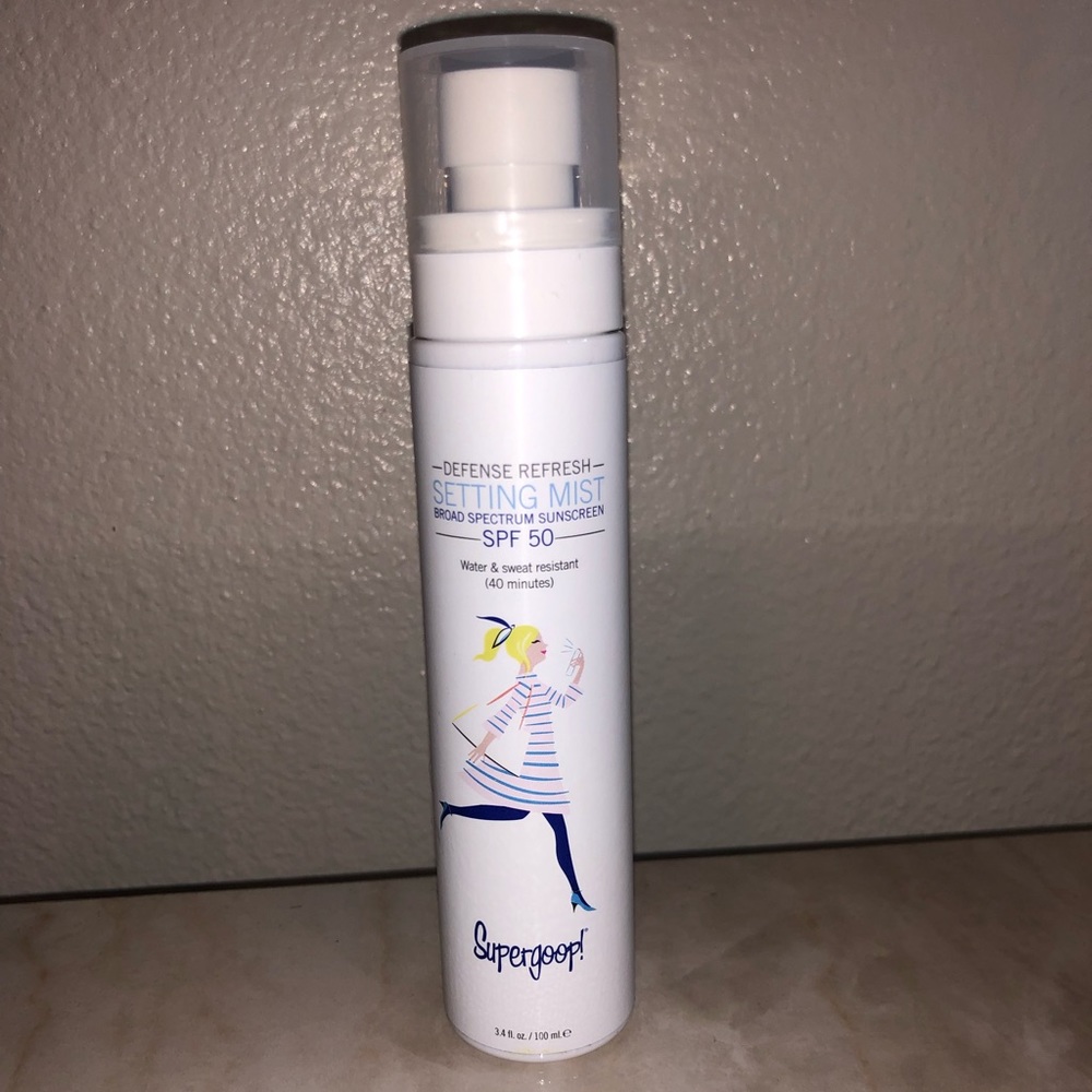 Supergoop setting mist SPF 50